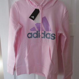 Adidas Pink Two Tone Hoody SZ S